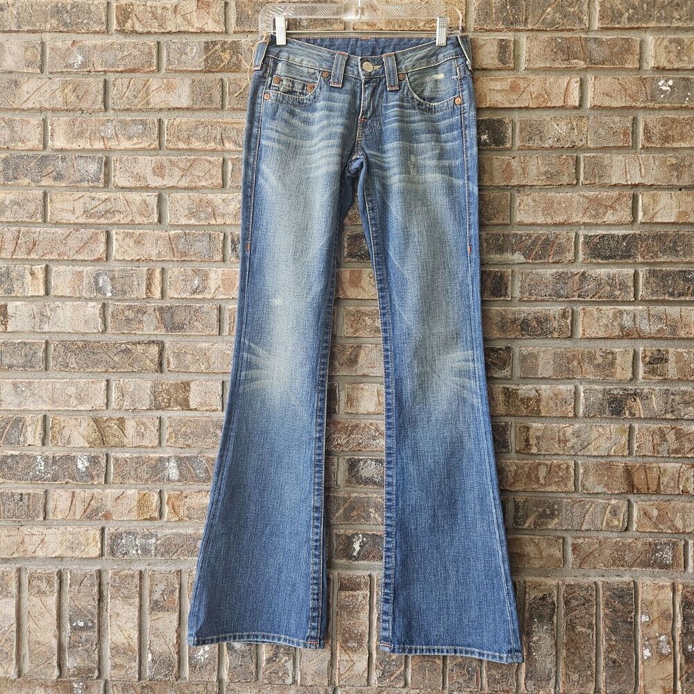 True Religion Size 26 Sun Kama Sutra Vintage Bobby Bootcut Jeans NEW